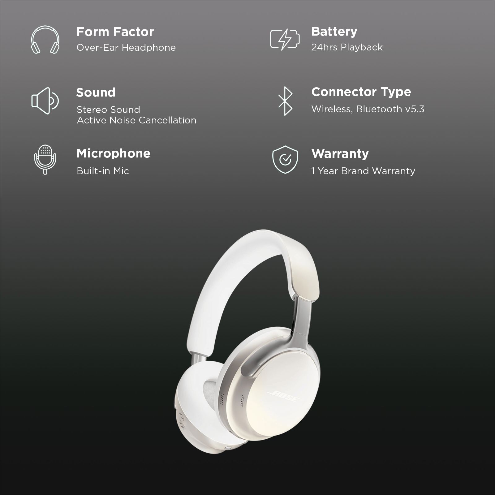 Bose QuietComfort UltraHeadphones60周年カラー Bose QuietComfort Ultra Bluetooth Headphones, Wireless Headphones